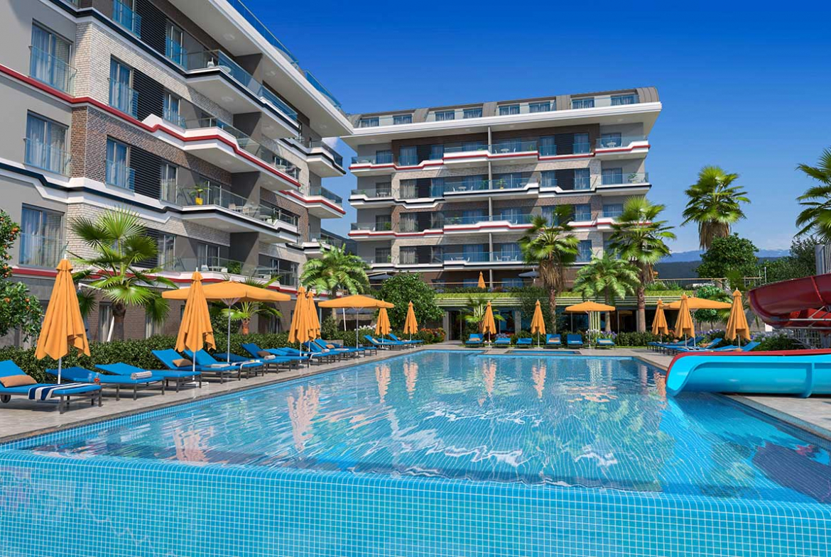 Modern apartments in Alanya