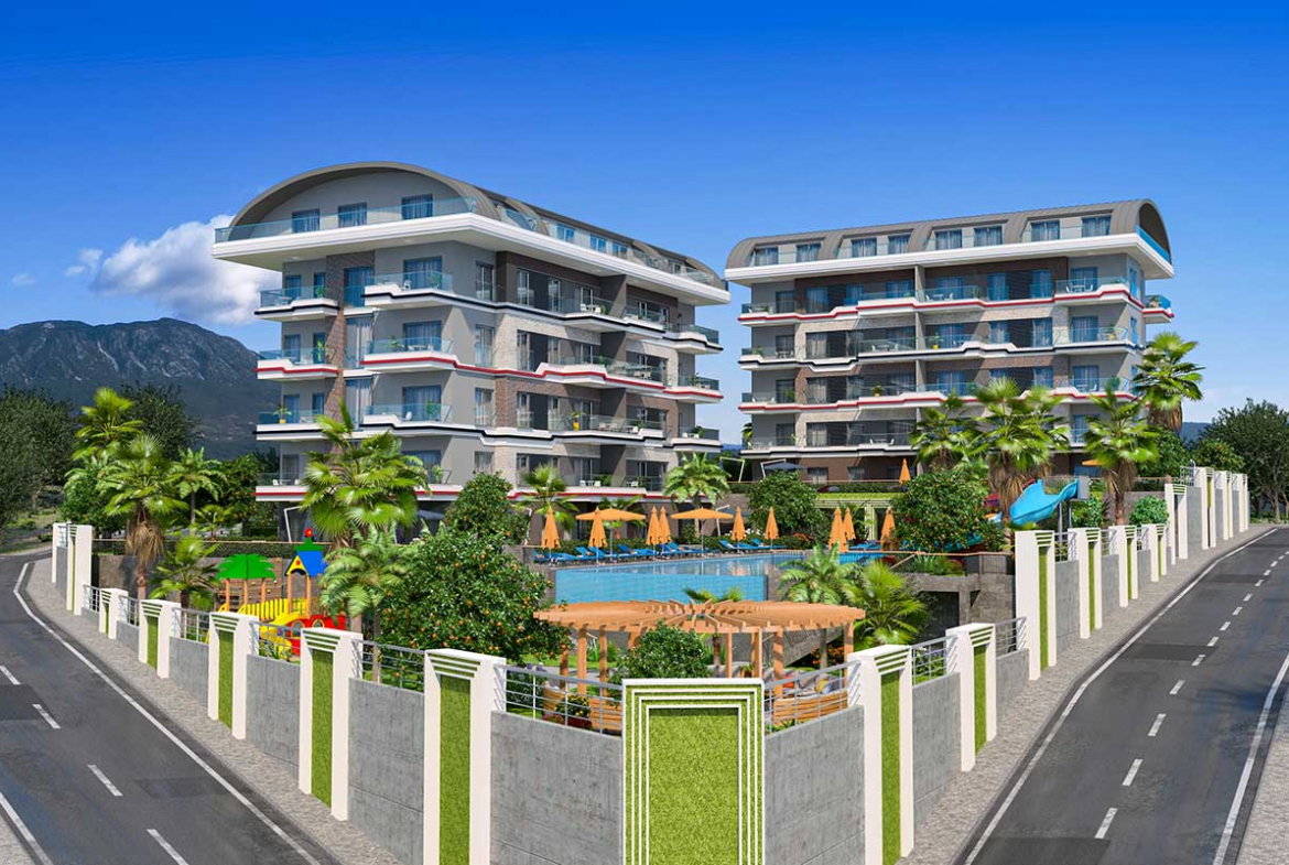 Modern apartments in Alanya