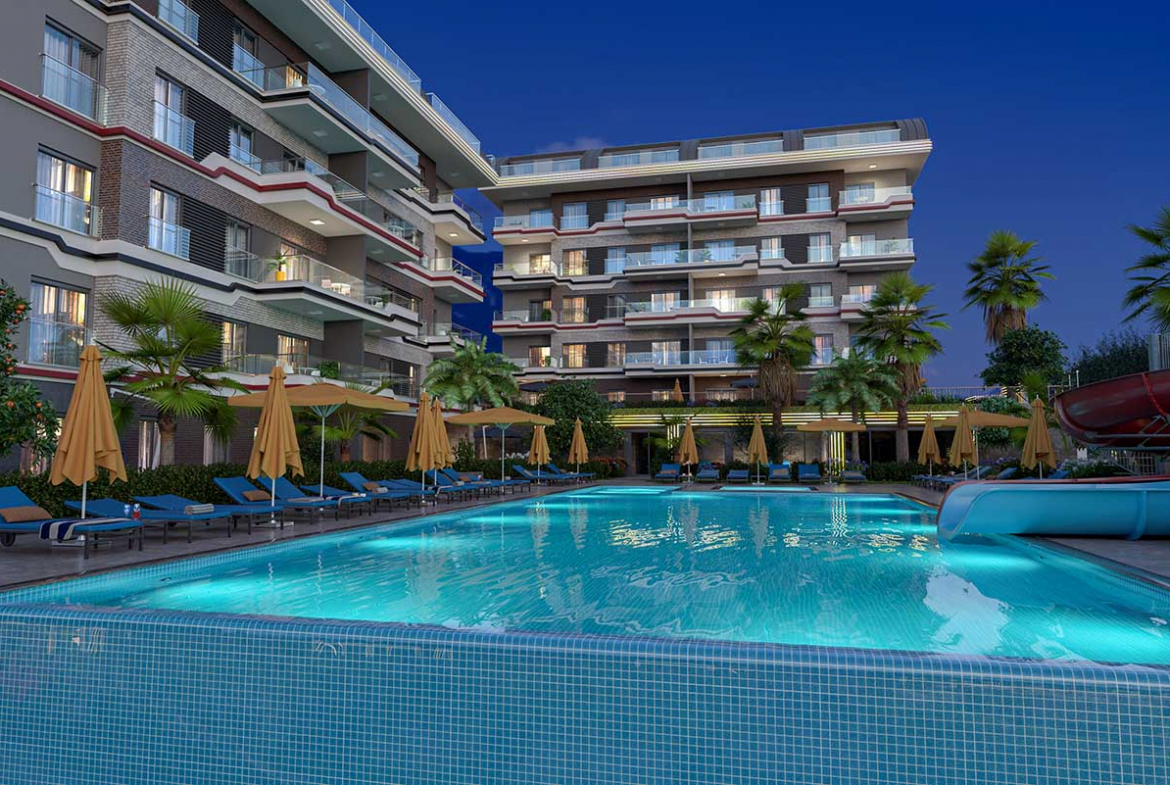 Modern apartments in Alanya