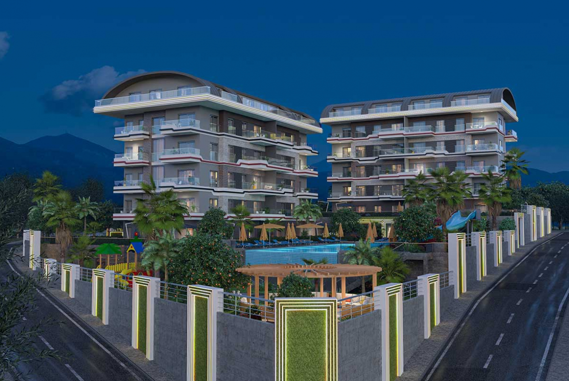 Modern apartments in Alanya