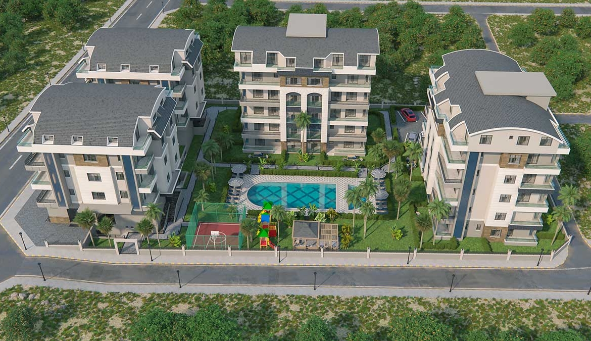 apartment duplex in kavi homes alanya