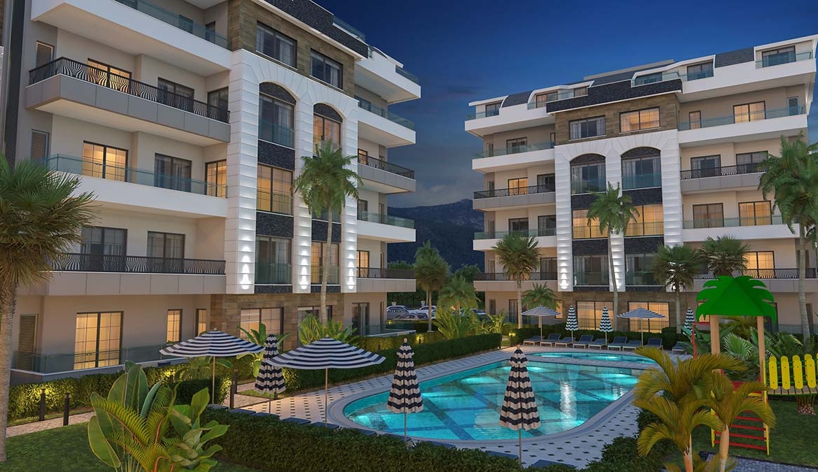 apartment duplex in kavi homes alanya