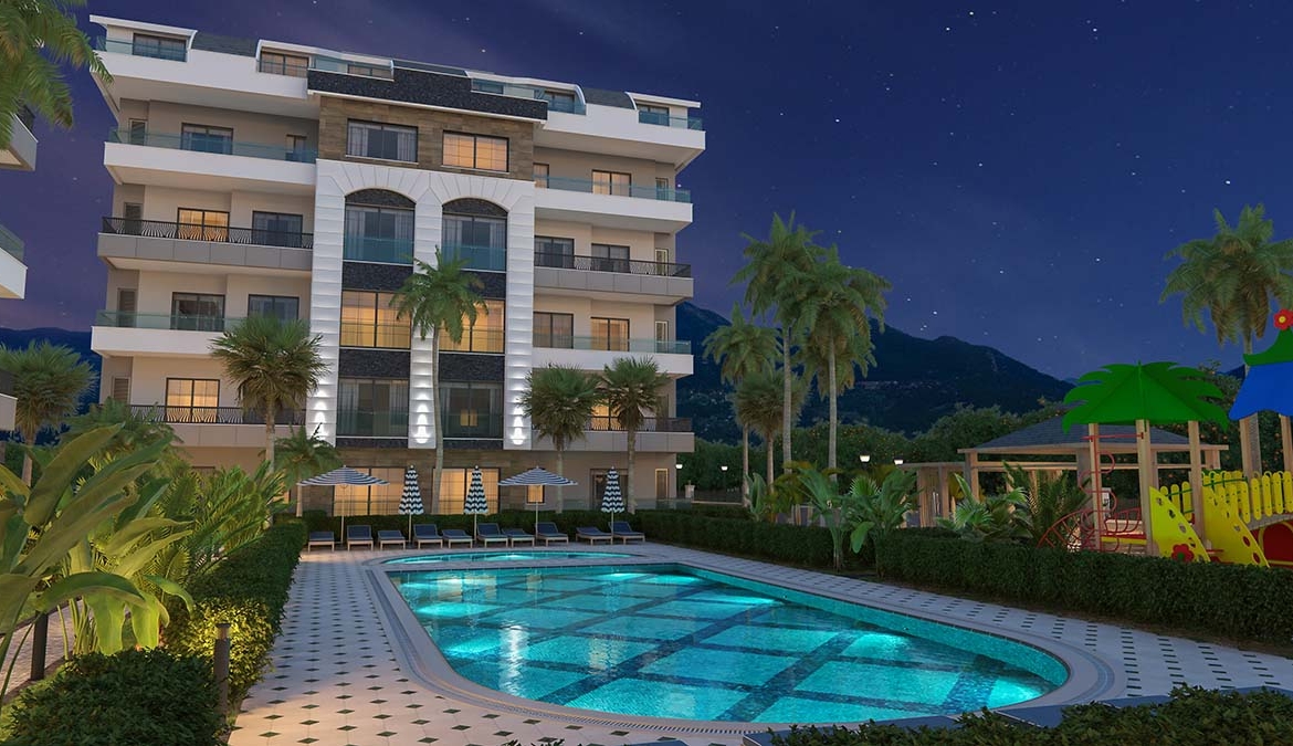 apartment duplex in kavi homes alanya