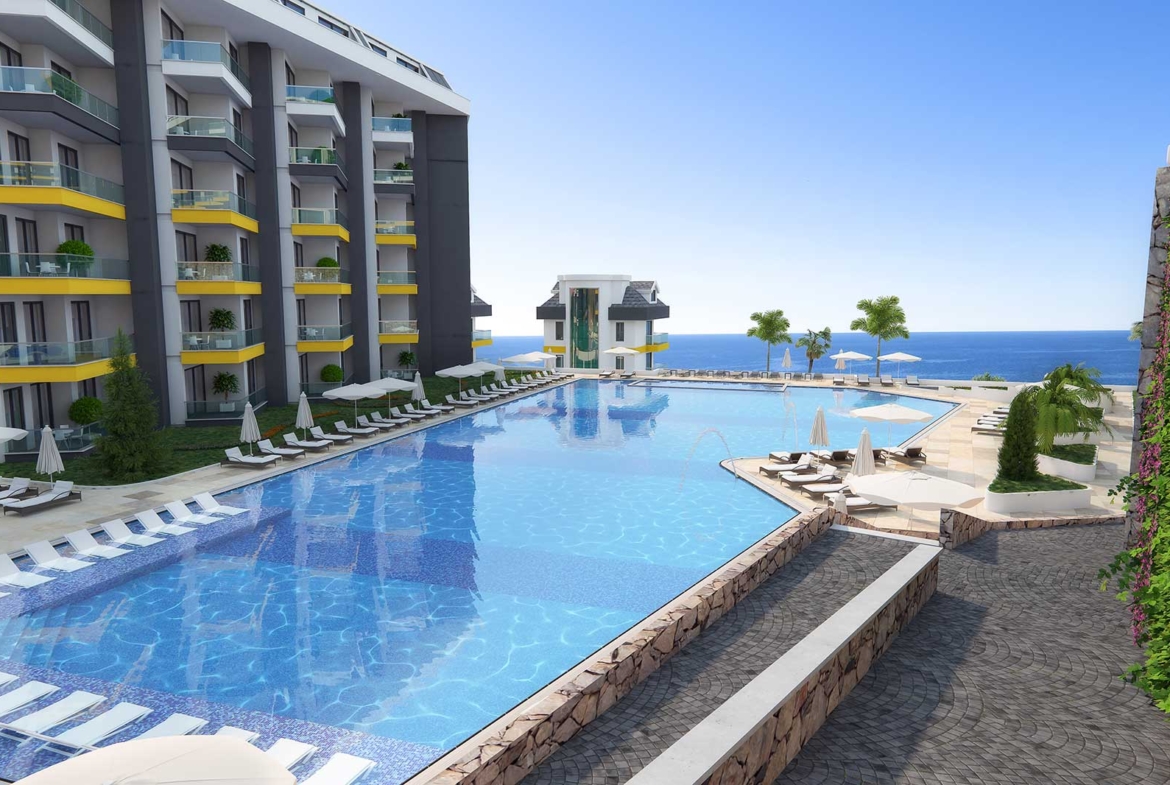 Homes with sea view in Alanya