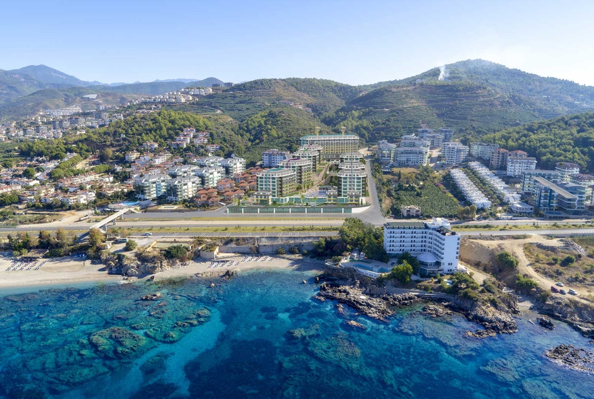 Homes with sea view in Alanya