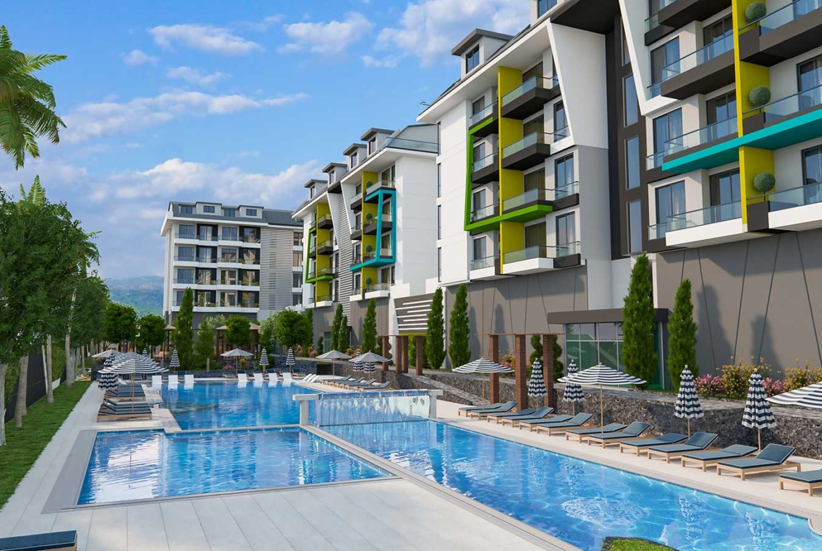 Apartments in Alanya close to beach