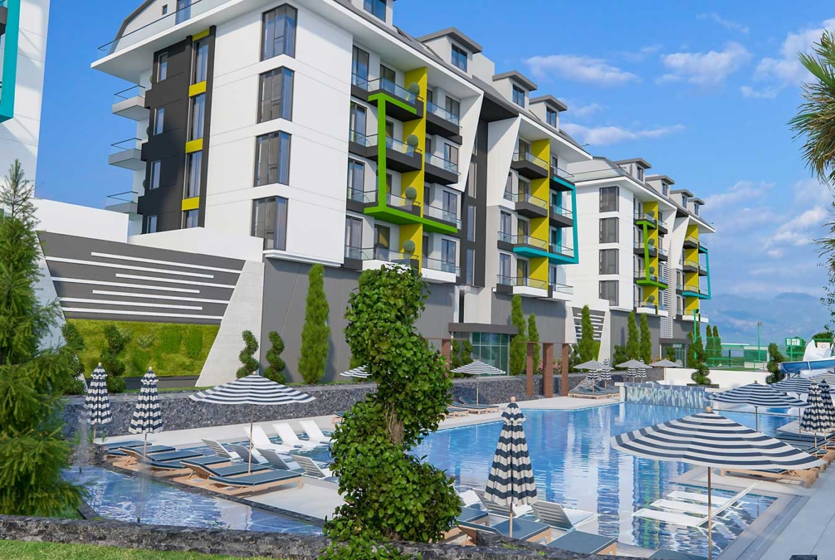 Apartments in Alanya close to beach