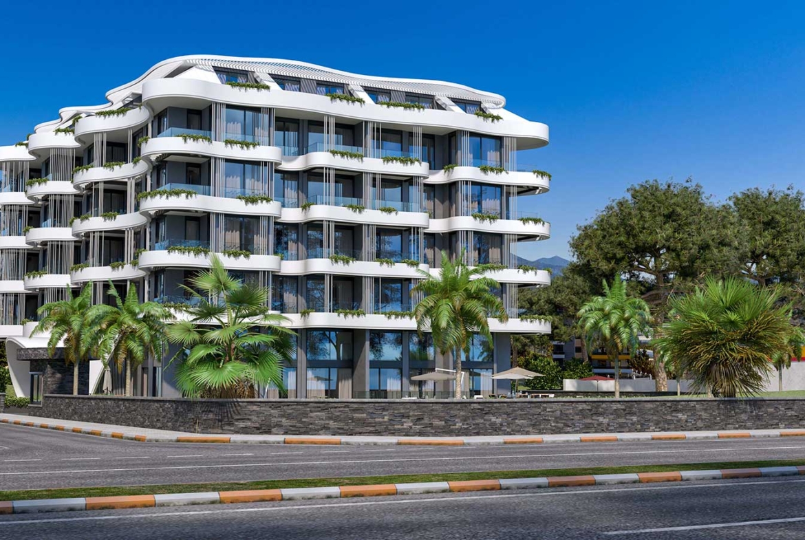 Seafront apartments in Alanya