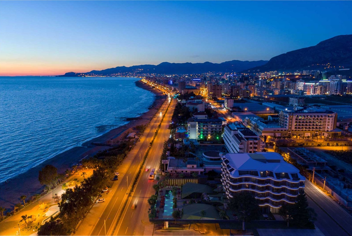 Seafront apartments in Alanya