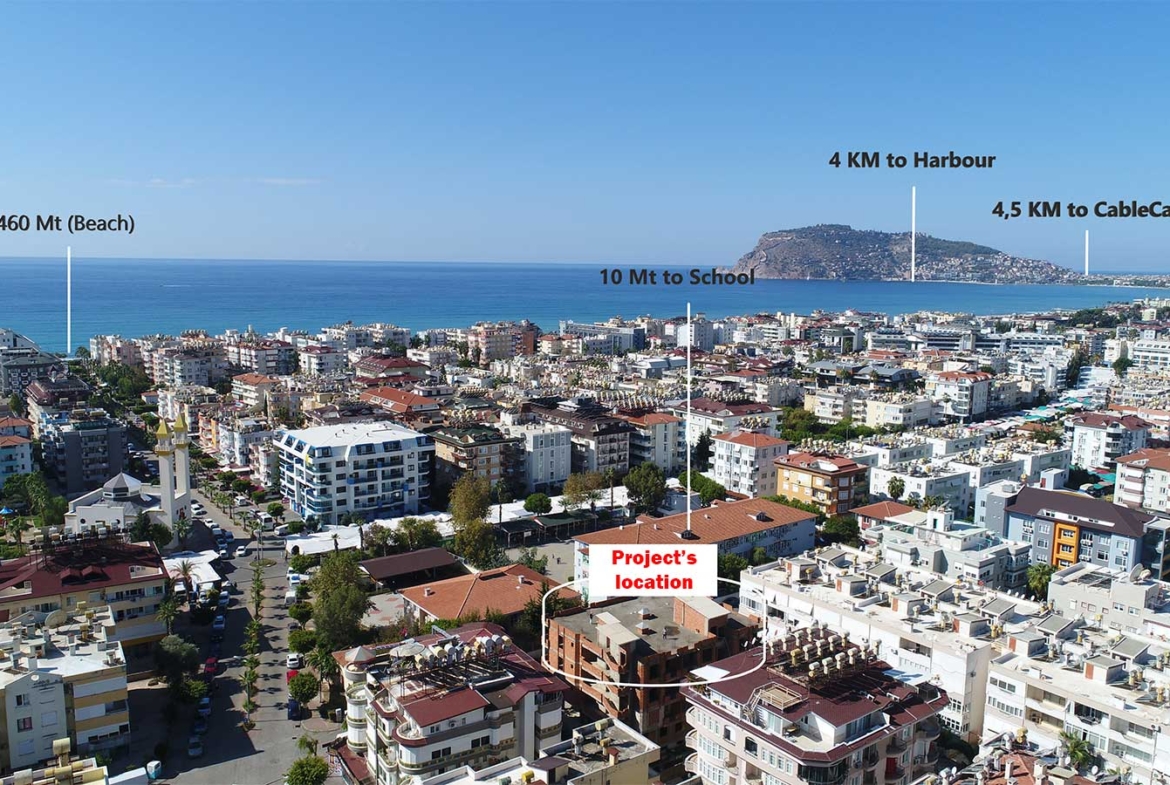 Alanya home in city center