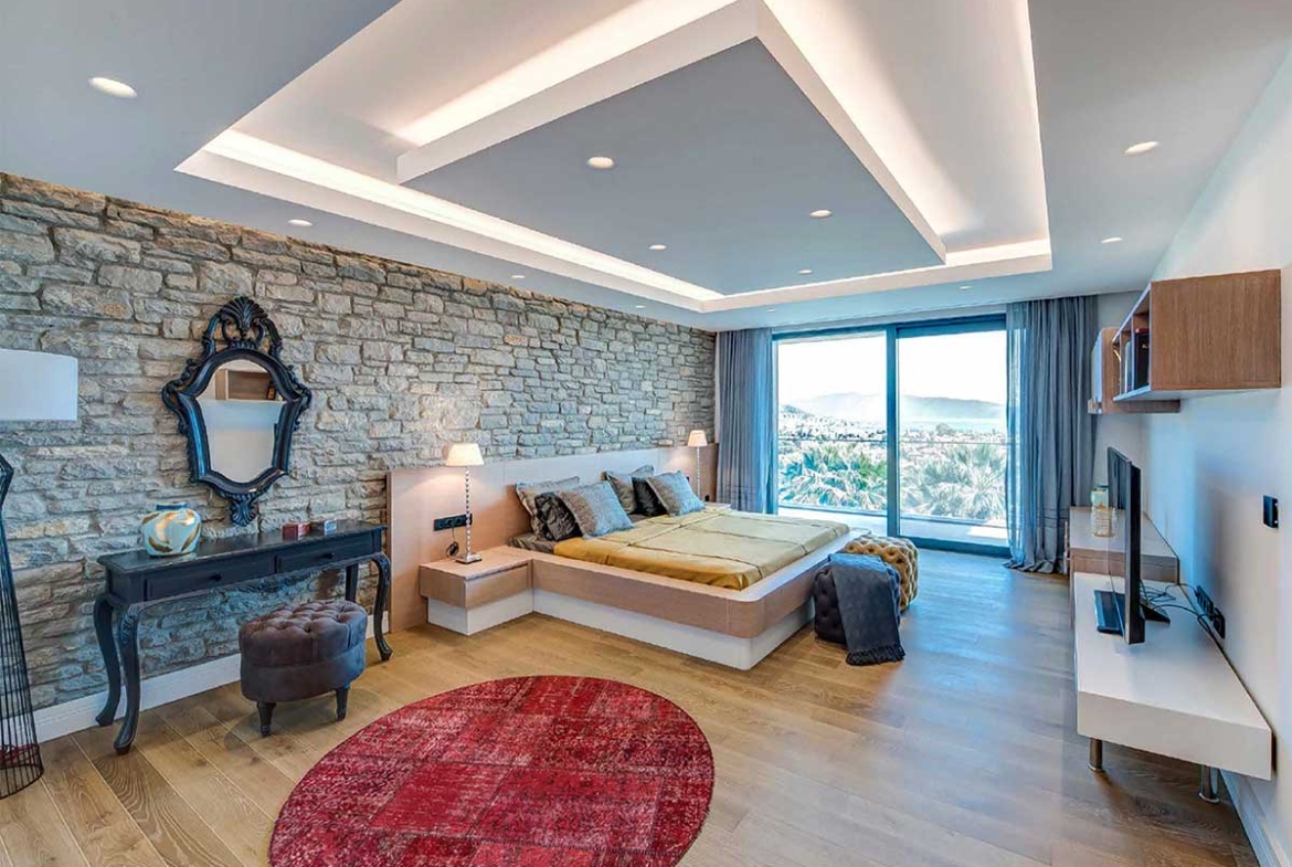 Villa in Bodrum with sea view