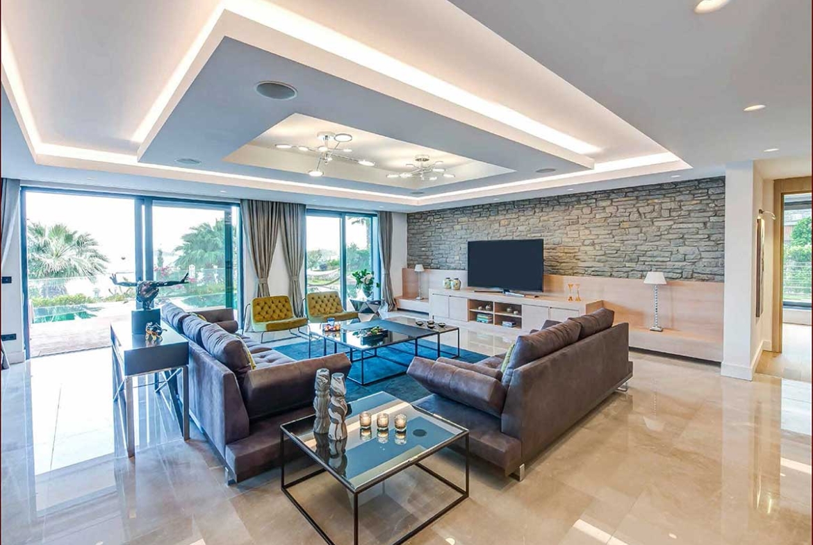 Villa in Bodrum with sea view